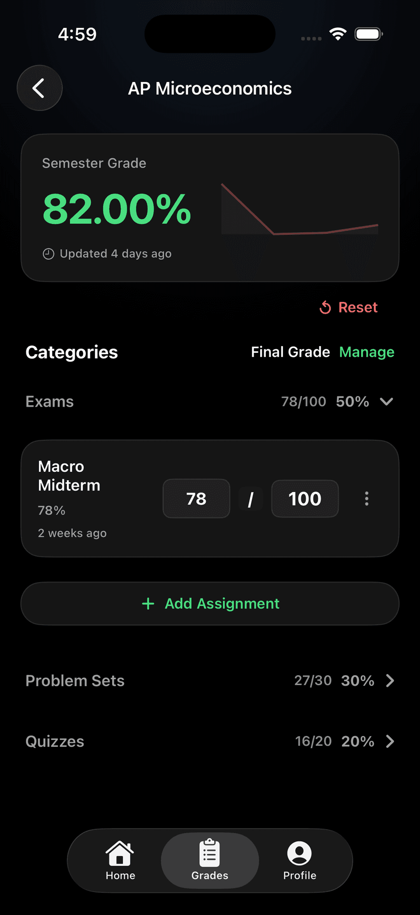 Gradian App Mockup